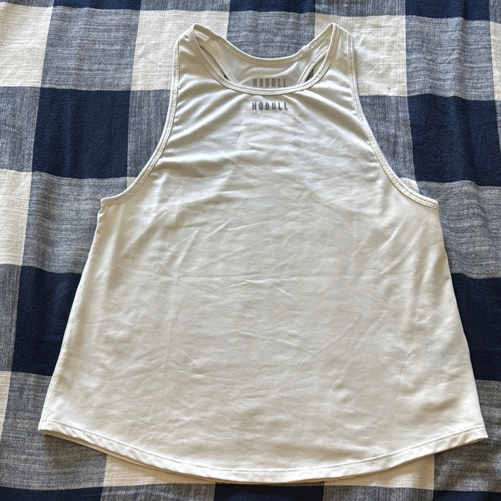 NOBULL Women's White Tank Top